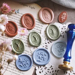 3D Embossed Wax Seal Stamp Head, Butterfly Rose Flower Sealing Stamp, Envelopes, Wedding Invitations, Scrapbooking