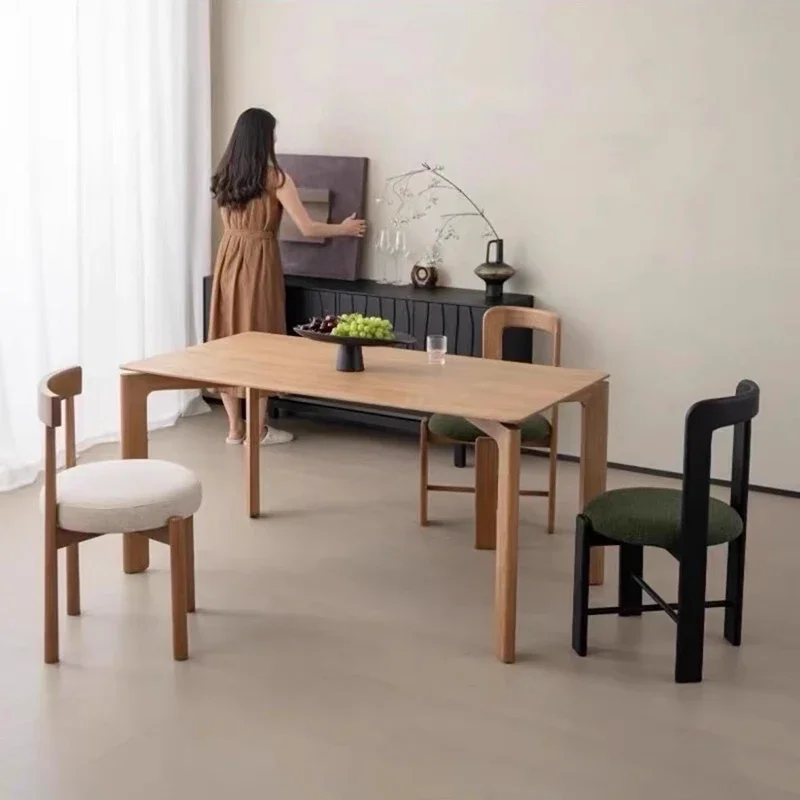 

Makeup Writing Dining Table Designer Conference Wood Dining Table Desk Extendable Aesthetic Tavolo Da Pranzo Unique Furniture