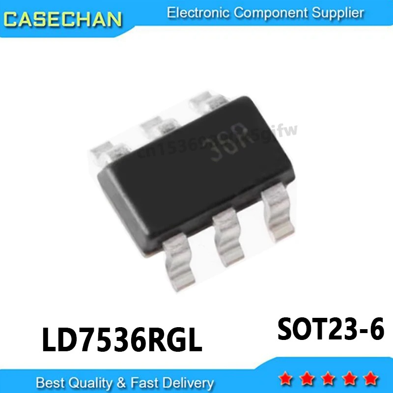 10PCS New and original  LD7536RGL LD7536  7536  SOT23-6