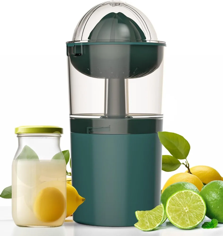 

Cordless Electric Lemon Juicer Squeezer, AYOTEE Portable Electric Citrus Juicer with USB Cable and Spoon,Lemon and Lime Squeezer