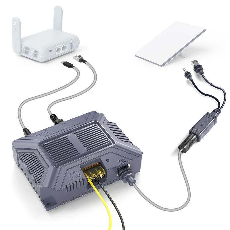 

MIni 5 in 1POE Car Boost Power Network 150W 2-in-1 HUB with Power Supply