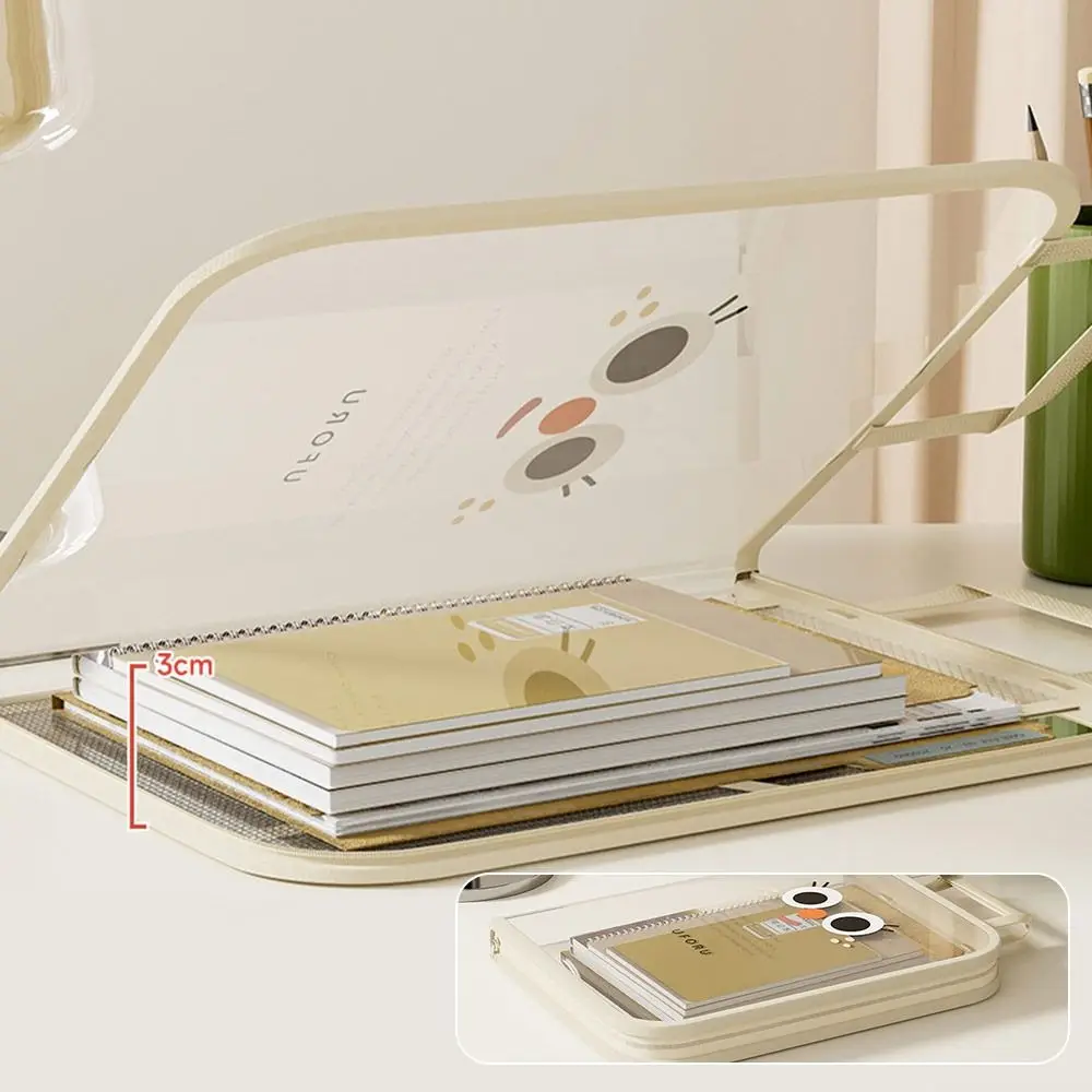 

Новая прозрачная сумка для хранения книг, складная сумка для документов большой емкости, водонепроницаемая пылезащитная сумка