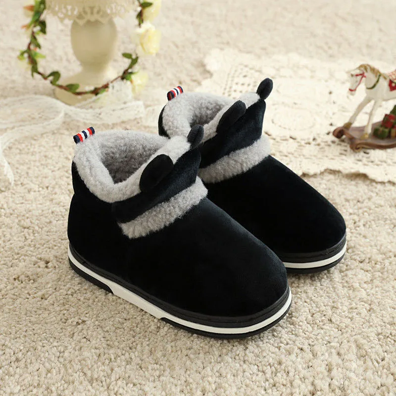 Winter Warm Children Slippers Baby Boys Girls Shoes Infant Toddler Footwear Non Slip Floor House Boots For Home Children's Shoes