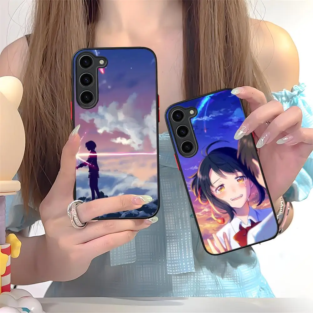 

Чехол для мобильного телефона Anime Your Name для Samsung Galaxy S25 S24 S23 S22 S21 Plus FE, ультрацветный силиконовый защитный роскошный красивый чехол