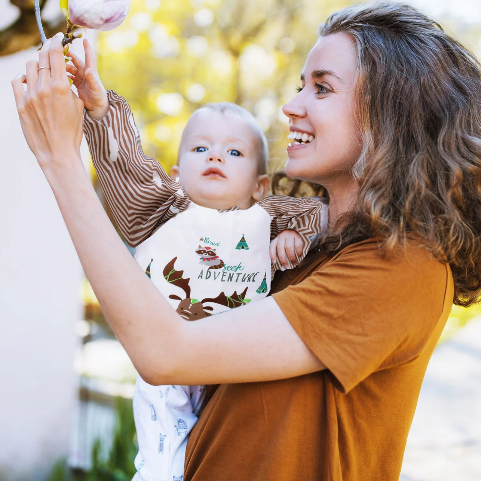 

Baby Waterproof Sleeved Bib Eva Polyester Long Sleeve Feeding Apron Anti Spit Up Milk Protective Smock for Toddler Eating