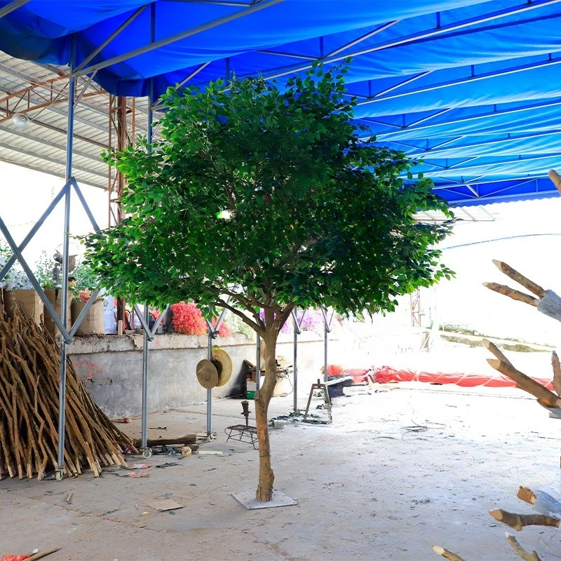 Simulation camphor tree hotel shopping mall large artificial garden decoration