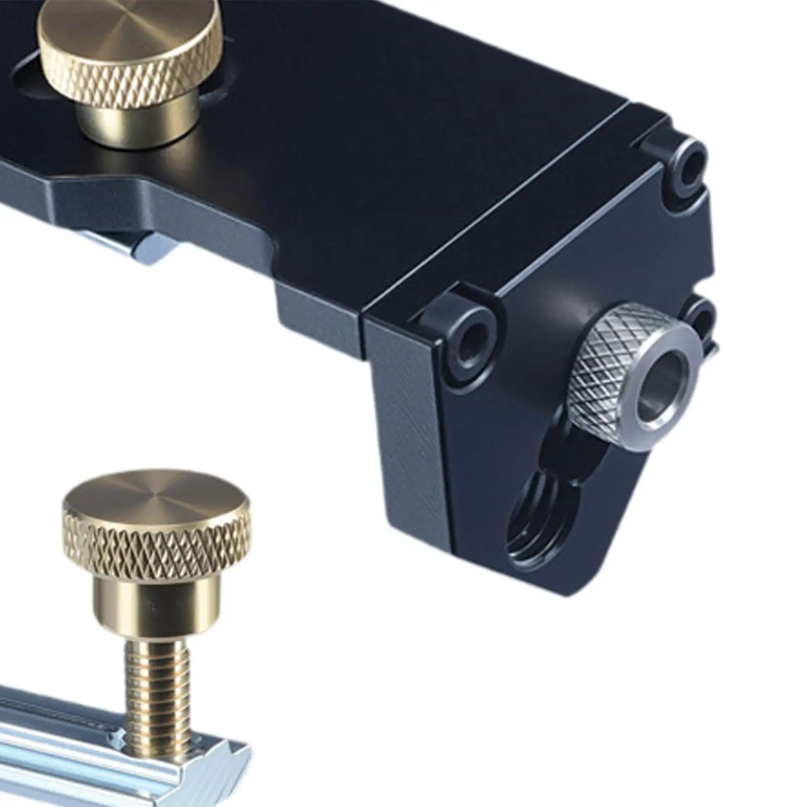 Aluminum Profile Tapping Guide Practical Professional Drill Guide Woodwork Tools Doweling Jig Single Access Hole Punching Jig