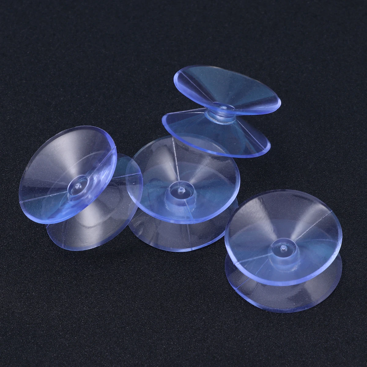 

12 pcs 10X30Mm Transparent Double Sided Suction Rubber Pads For Glass Silicone Suckers No Hooks Securely Bathroom