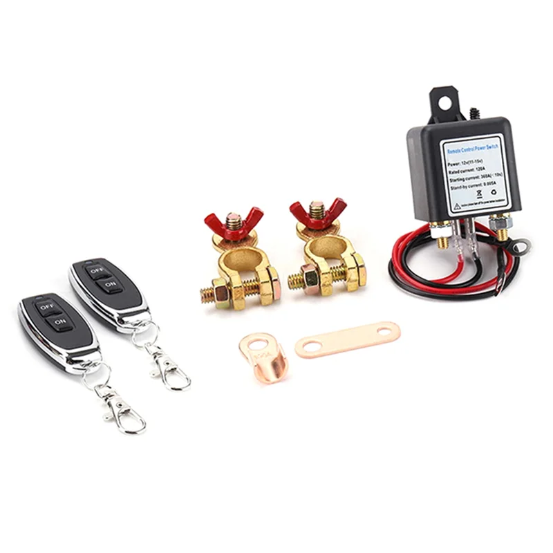 

12 В 120 А реле защиты от утечки батареи, отключатель батареи, дистанционное управление, отключатель для каравана, внедорожника, грузовика