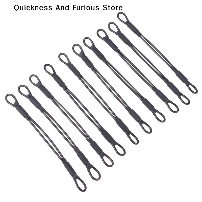【MO】2/5/10Pcs Stainless Steel Helmet Anti-theft Lock Rope Security For Motorcycle Helmet Protector Rope Line Helmet Strap