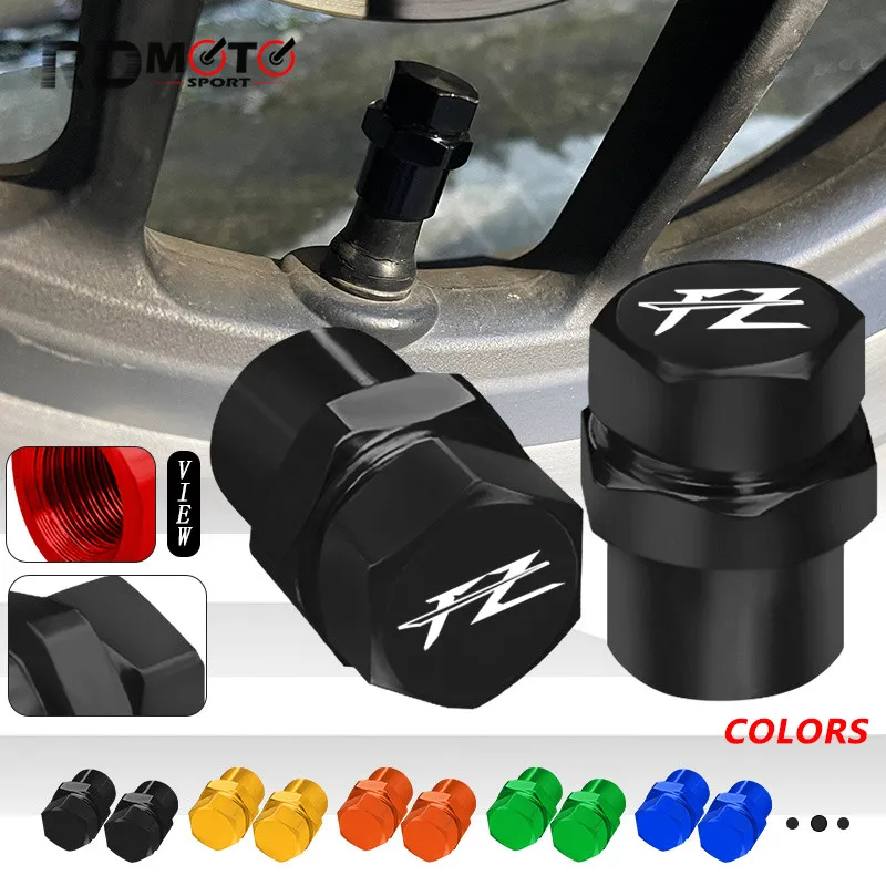 

For YAMAHA FZ1 FZ6 FZ8 FZ7 FZ9 FZ25 Motorcycle Accessories CNC Aluminum Wheel Tire Valve Caps Airtight Covers fz 1 6 7 8 9 25