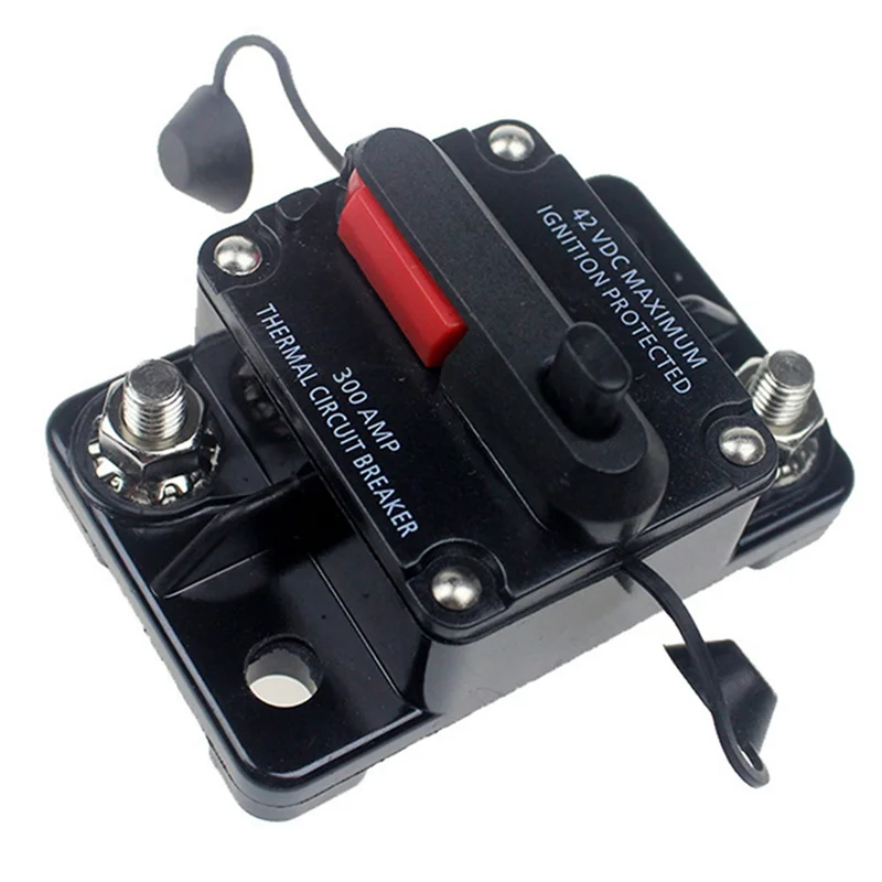 ABMR-AMP Circuit Breaker Dual Battery IP67 Waterproof 12V 24V Fuse Manual Reset Car Circuit Breaker