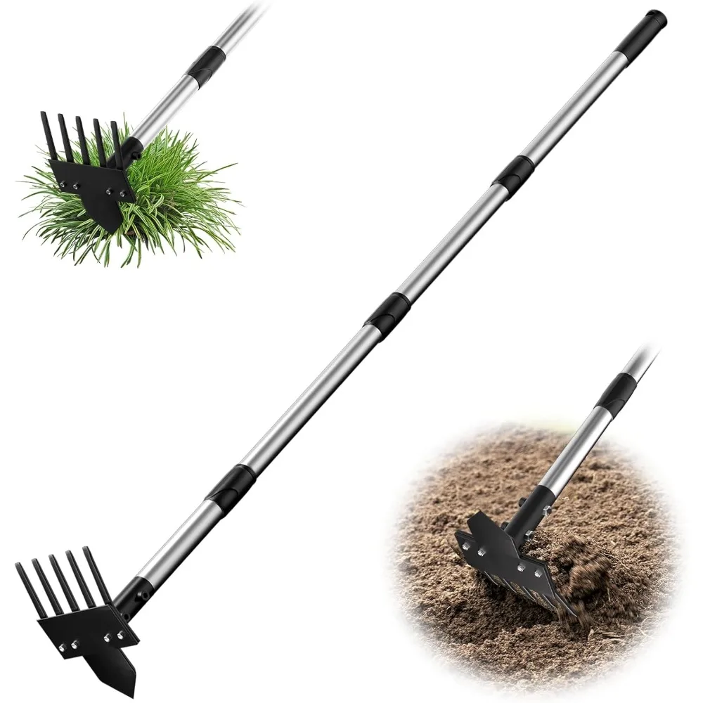 punta-extractora-de-malas-hierbas-2-en-1-de-alta-resistencia-con-rastrillo-de-5-dientes-mango-ajustable-de-30-a-60-azadas-para-jardineria-herramientas-de-jardin-con-azada-para-lo