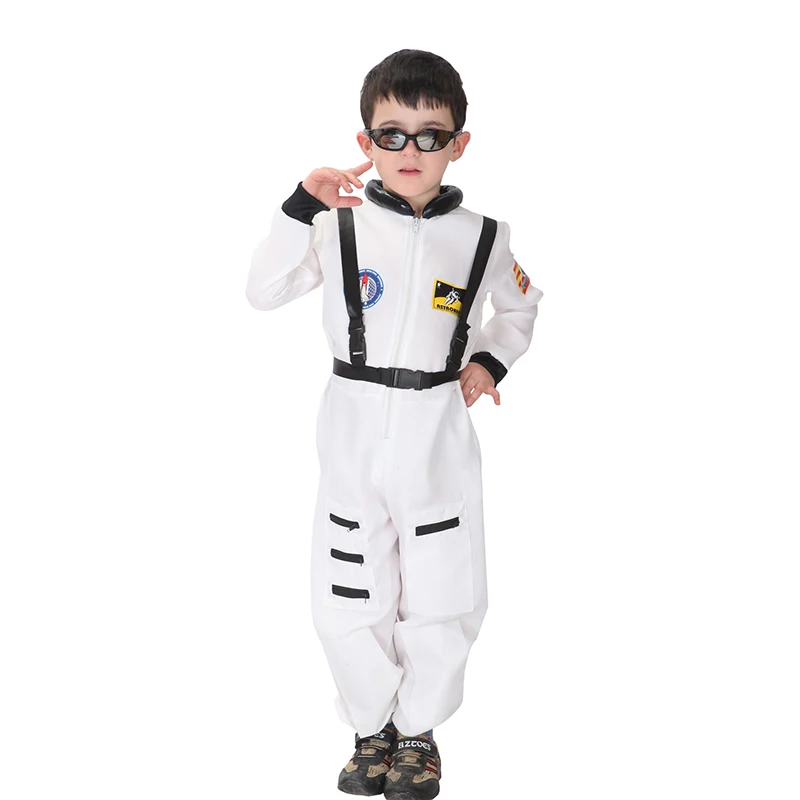 

Детский костюм астронавта, костюм-комбинезон для мальчиков на Хэллоуин, Рождество, день рождения, маскарадный костюм для косплея