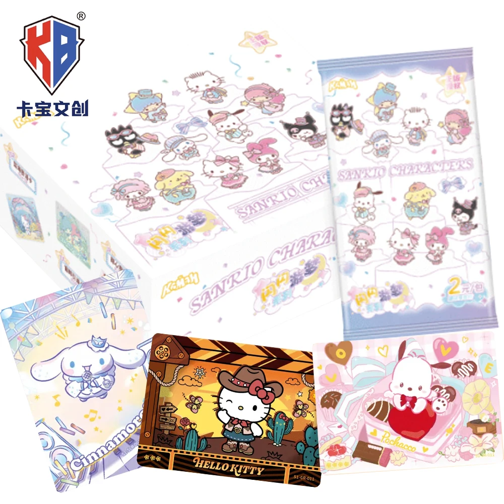 Genuine Official Kabao Classic Japanese Cartoon Characters Collection Cards Sweet Dreamy Colorful Style Theme Anime Cards Gifts