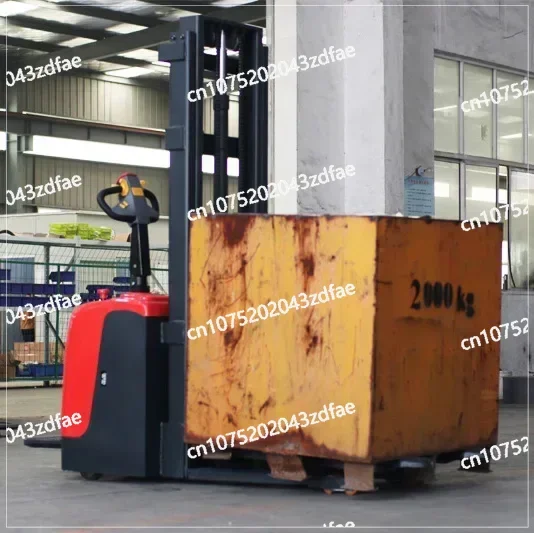 Walking Electric Stacking Forklift, Lifting Semi-electric Pallet Stacker
