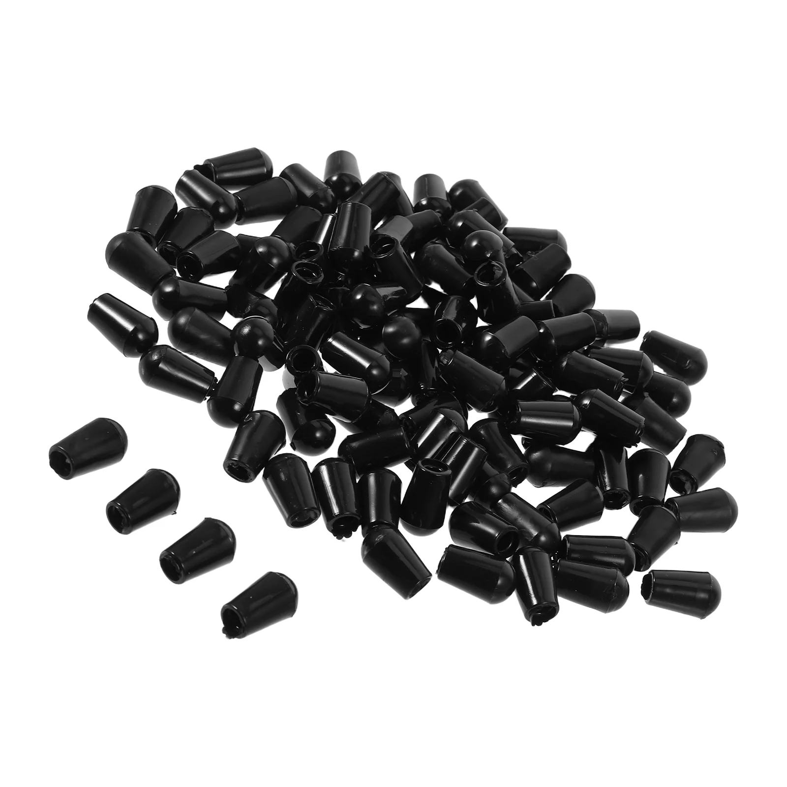 100 Pcs Clothes Hanger Rubber Cover Hangers Aluminum Children's Tags Laundry Protector