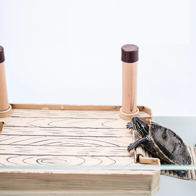 Plataforma de secado de tortugas, accesorio flotante para acuario, Isla de agua brasileña, tanque, novedad