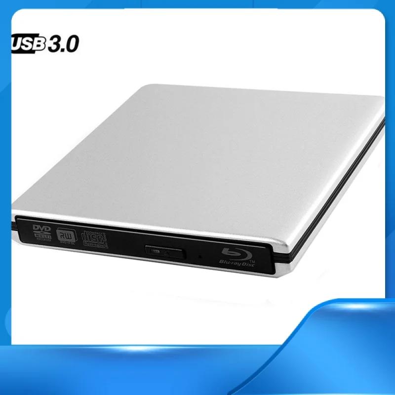 

USB 3.0 External Blu-Ray Optical drive Bluray BD-rw Burner BD-RE CD/DVD RW Writer lay 3D 4K Blu-ray Disc for Laptop PC HP DELL