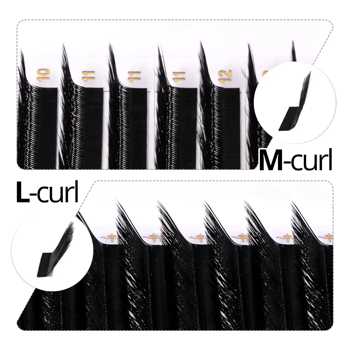ARISON L/M Curl YY 3D 4D 5D W-Shape Lashes Premade Volume Fans Eyelashes Extension 12 Lines Mesh False Eyelash For Premium Soft