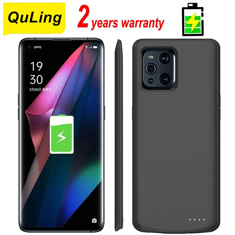 

Портативный чехол для телефона 10000 мАч для OPPO Find X3 Pro, чехлы для зарядного устройства Find X3 Neo Battery Power Bank для OPPO Find X3 Lite