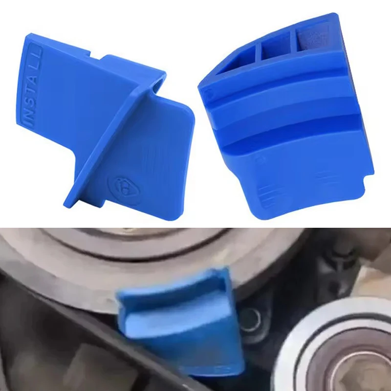 

2Pcs/set Plastic Stretch Belt Remover & Installer Tool Car Ribbed Drive Belt Removal Aid Tool Auto Disassembly Accessories Blue