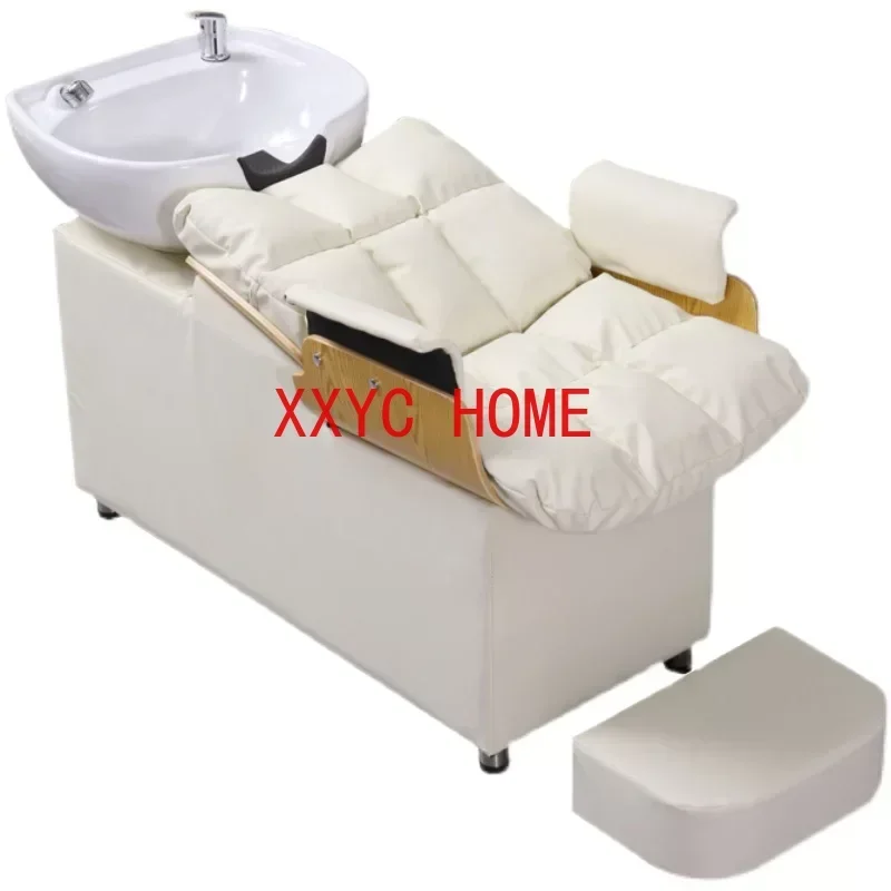 Shampoo Chairs Bed Head Spa Massage Lounge Shampoo Chairs Beauty Hairdressing Sillas Furniture