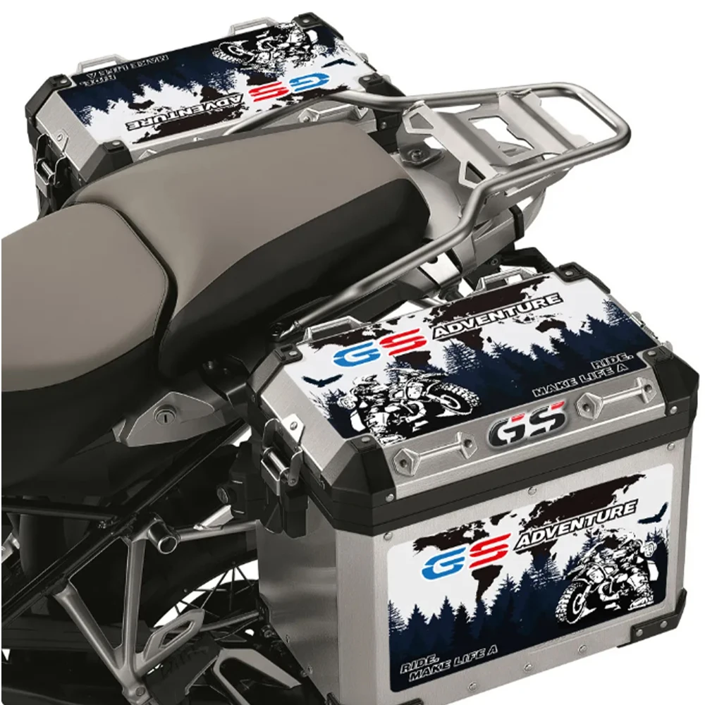 R 1200 1250 850 750 GS GSA Luggage Aluminium Stickers Trunk Cases For BMW R1200gs F850gs F800gs R1250gs F750gs Rallye Adventure