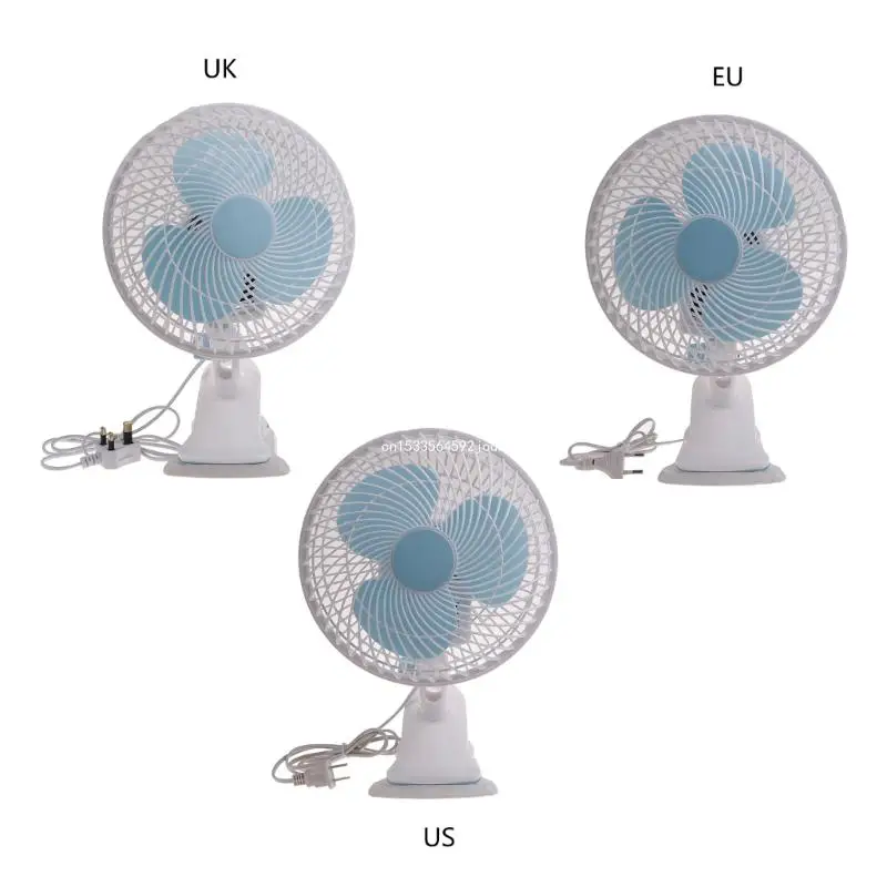 120cm Cable Length Clip On Fan 30W Quiet and Efficient Cooling Fan Tabletop Cooler for Office Dormitory BBQ Camping Dropship