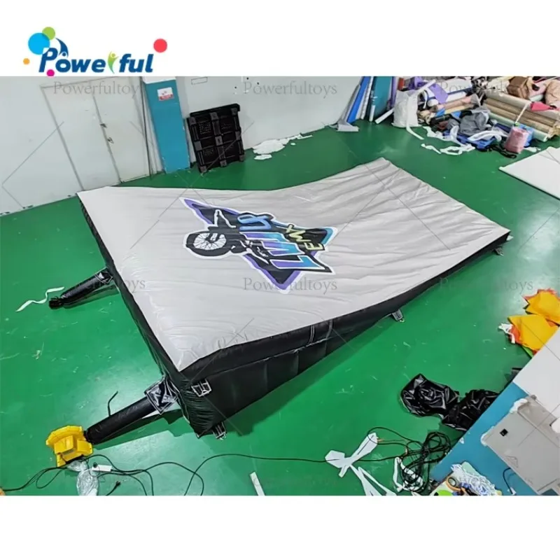 Large Inflatable BMX Landing Airbag Safety Air Cushion for Bicycle Stunts