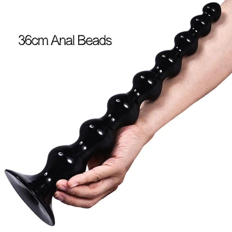 Large Anal Beads Plugs Long Anal Balls Butt Plug Adult Sex Toys for Women Men Gay Anus Masturbator Anal Dildo Expander Dilator