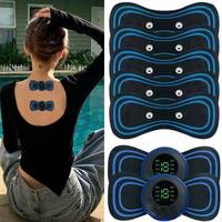 Mini massage patch cervical massager shoulder and neck massager portable intelligent 8-mode 19 force Stimulator Massage Patch