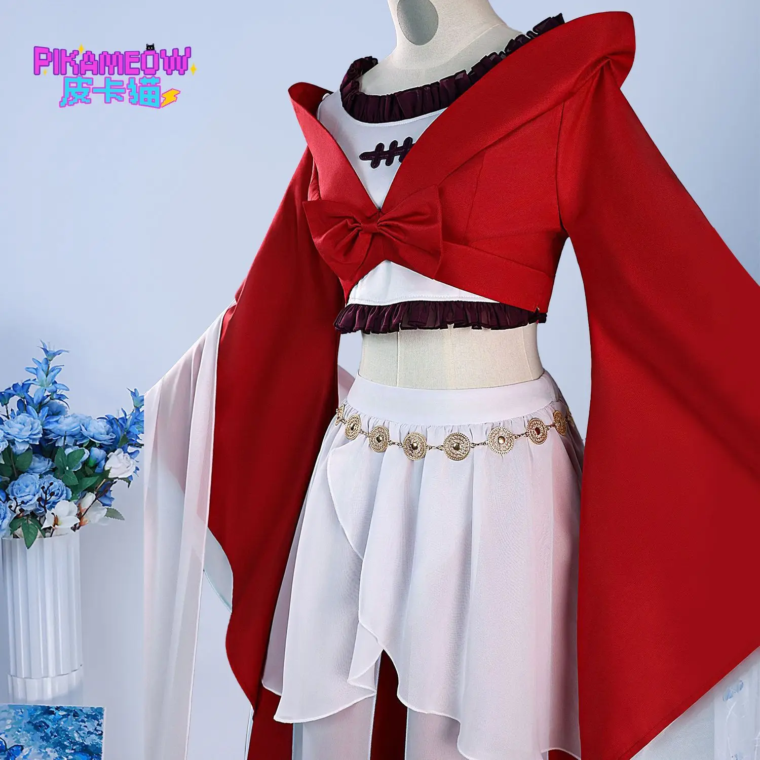 أزياء ماوماو التأثيرية يوميات الصيدلية ‌   الزي الرسمي للنساء فستان الأميرة للحفلات لعبة الهالوين وعيد الميلاد كرنفال مجموعة كاملة