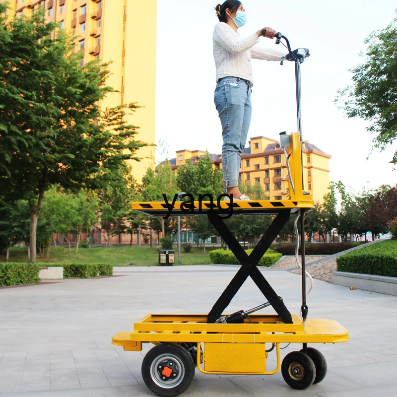 CX Breeding Observation Electric Lifting Inspection Flat Hand Push Handling Hydraulic Platform Truck