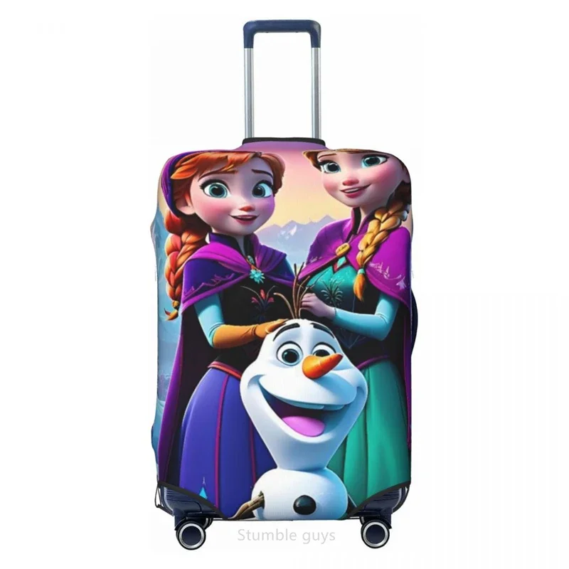 

Thick Elastic Luggage Protector F-Frozens Design For 18-32 Inch Luggage Dustproof Washable Anti-Scratch Travel Suitcase Cover