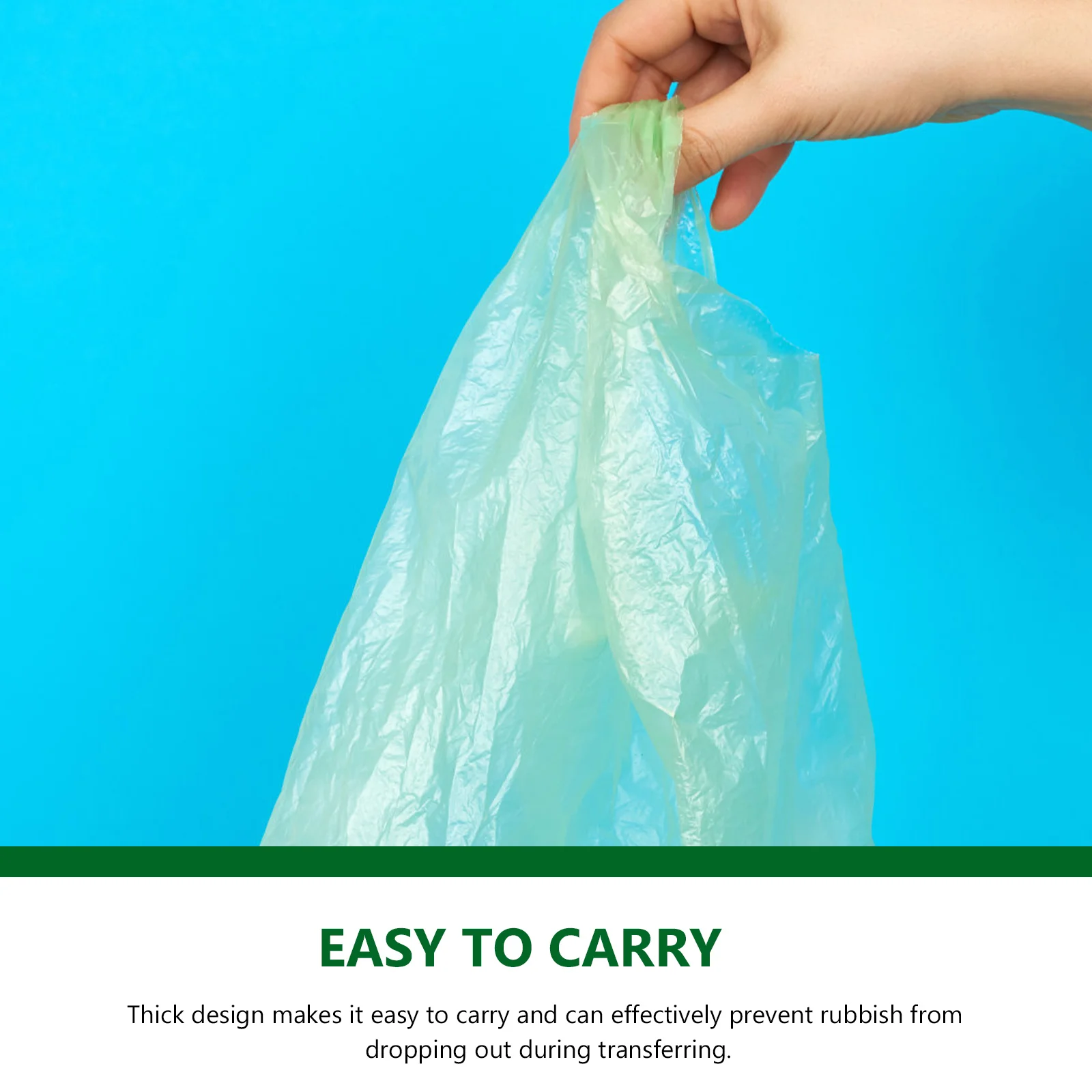 100 Pcs Compost Degradable Biodegradable Garbage Bags Trash Car Bin 60X50CM Cornstarch Psm Heavy Duty Can