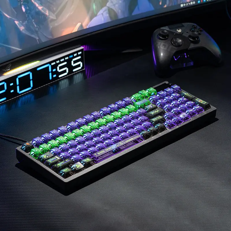 ROG Azoth 98 HE Magnetic Switch Keyboard Custom Unit-01 Keycaps 8K RT Adjustable Tri Mode FPS Gaming Mechanical Keyboard