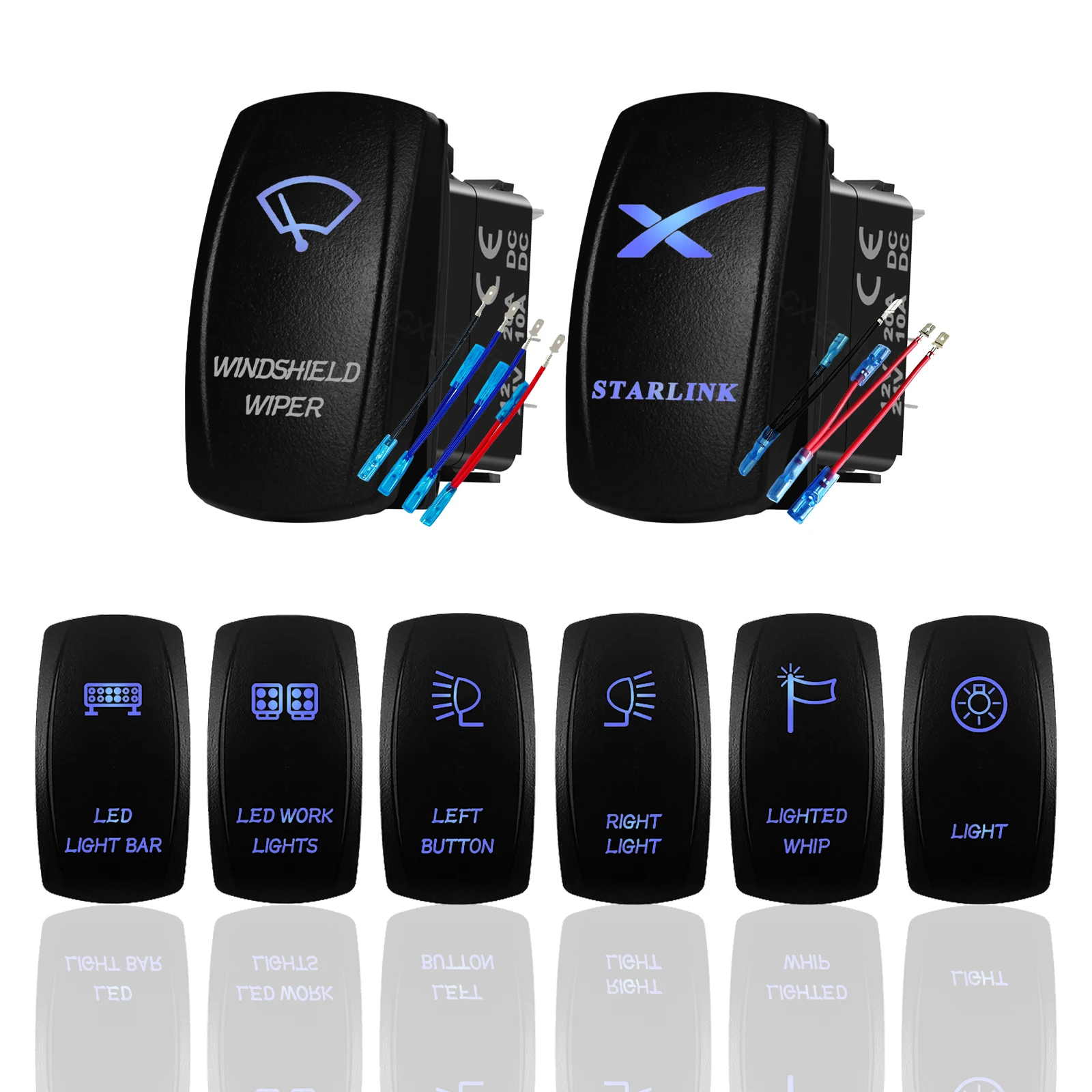 12V 24V Blue Led Li…