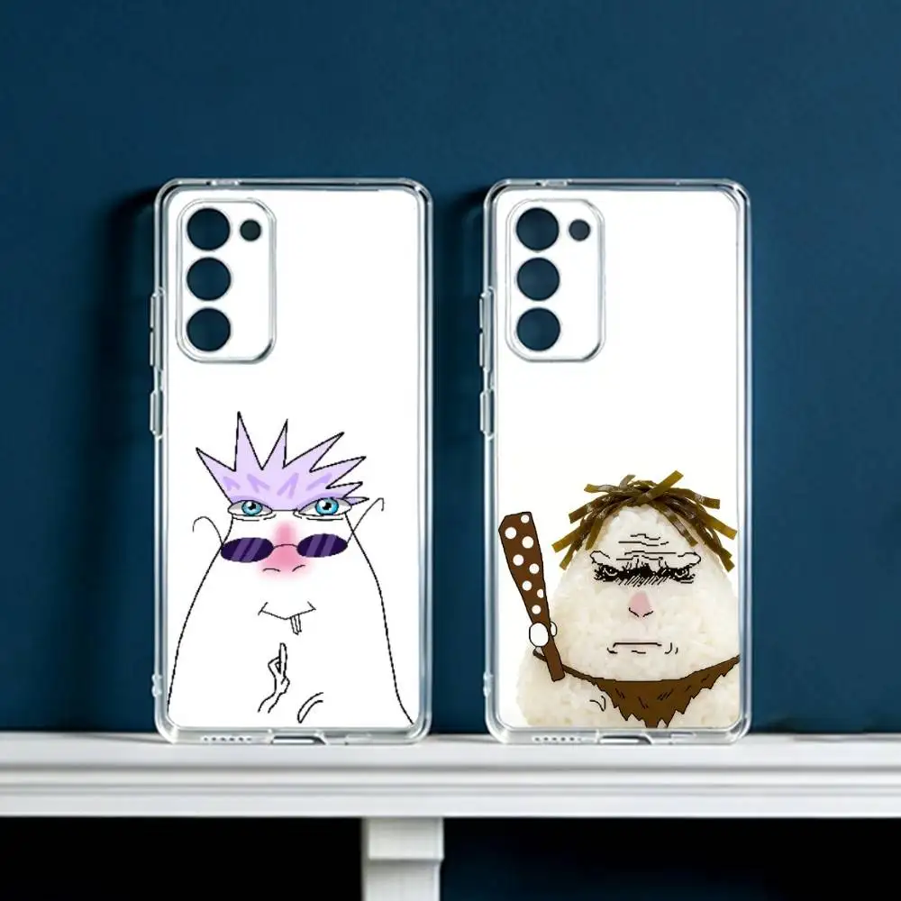 Hamster Caveman  Phone Case For Samsung Galaxy S24 S25 S23 S22 S21 Plus S24 S25 Transparent Cover Case