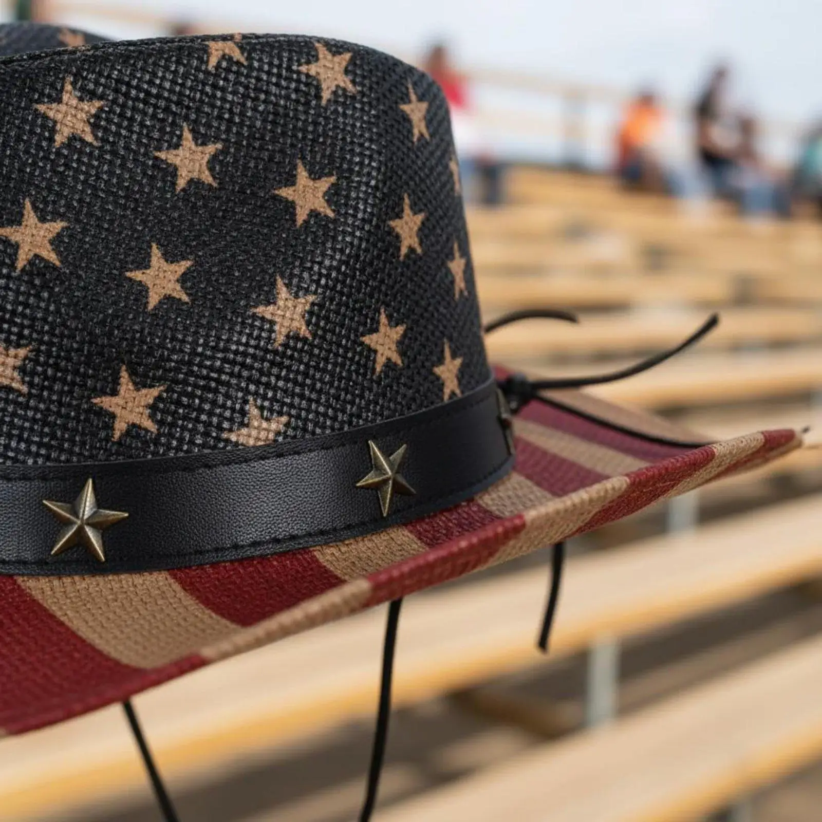 Patriotic Theme Party Cowboy Hat Unique Western Headwear Novelty Top Hat for Carnival and Holiday Event