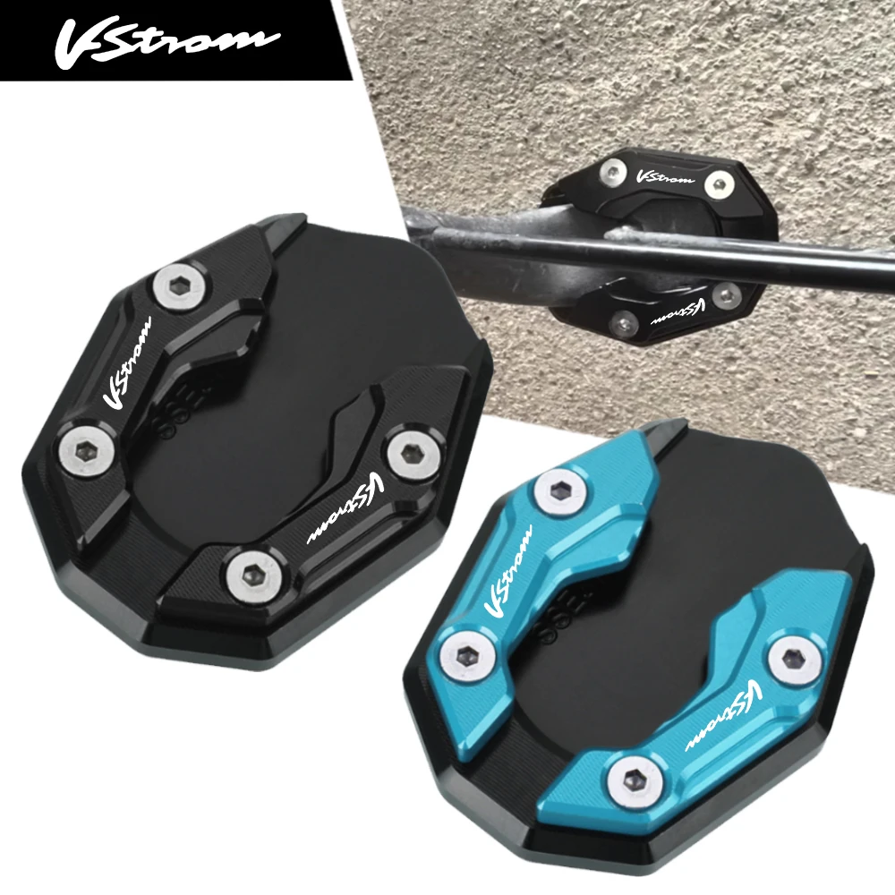 For Suzuki Vstrom 250 SX 250SX V-STROM SX250 2022 2023 2024 2025 Motorcycle Kickstand Side Stand Enlarger Extension Plate Pad