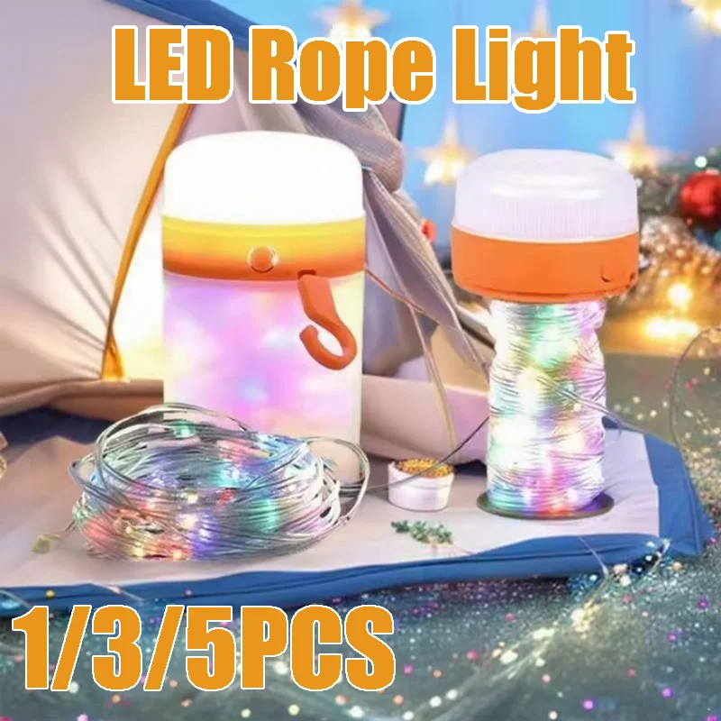 Magical LED Fairy String Lights Waterproof USB-Powered Decor To Create Cozy Ambiance for Garden Tent Room Settings