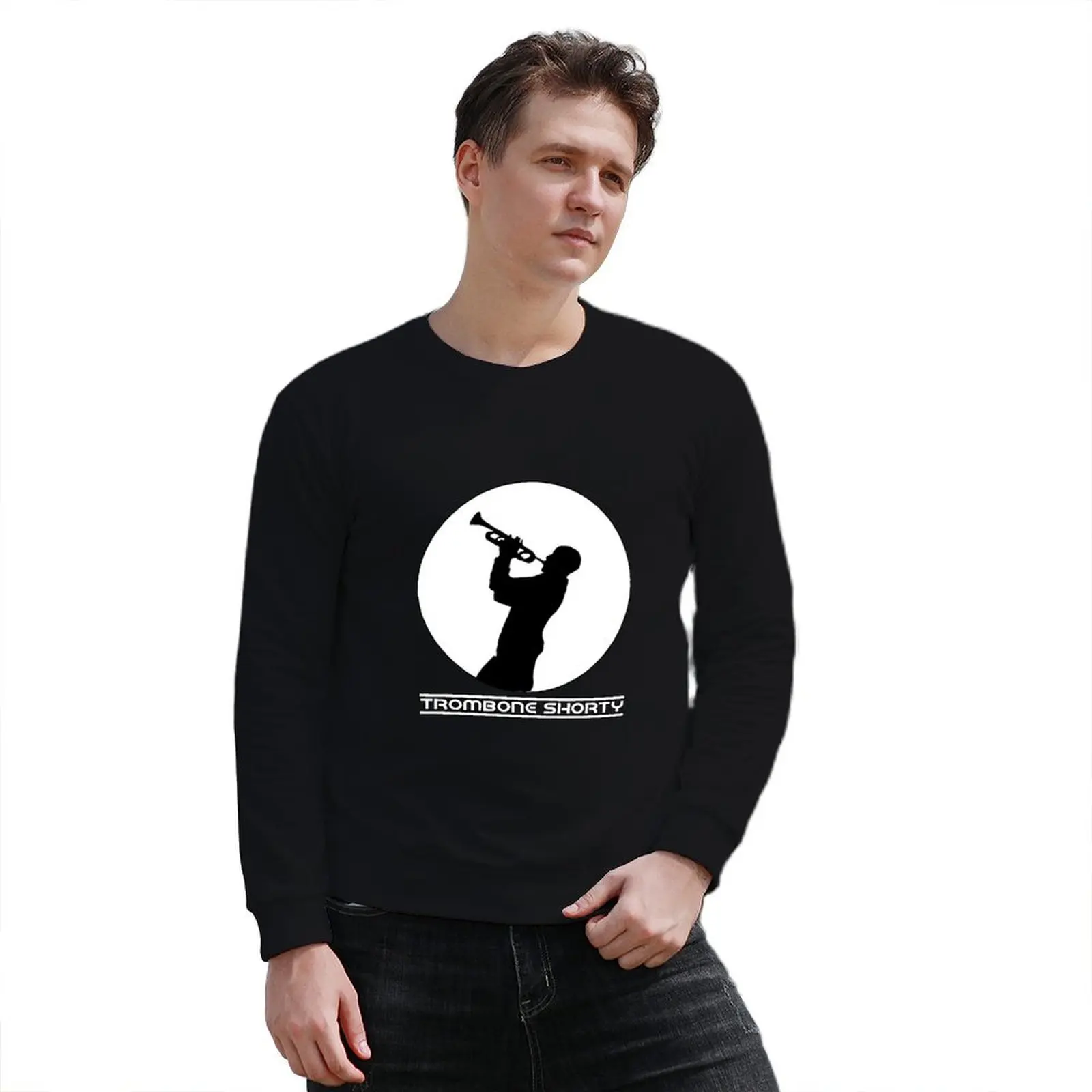 Trombone Shorty Pullover Hoodie mens clothing men's autumn clothes men's clothes tracksuit sweatshirt male