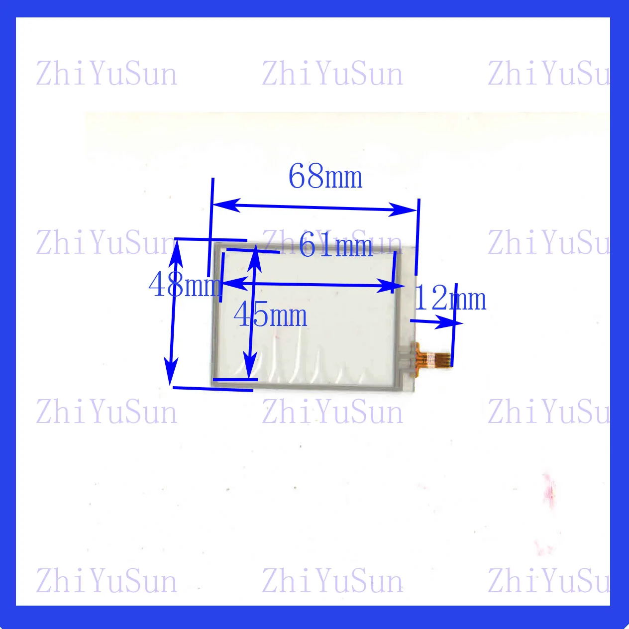 68*49 Touch Screen 4 wire resistive USB touch panel overlay kit