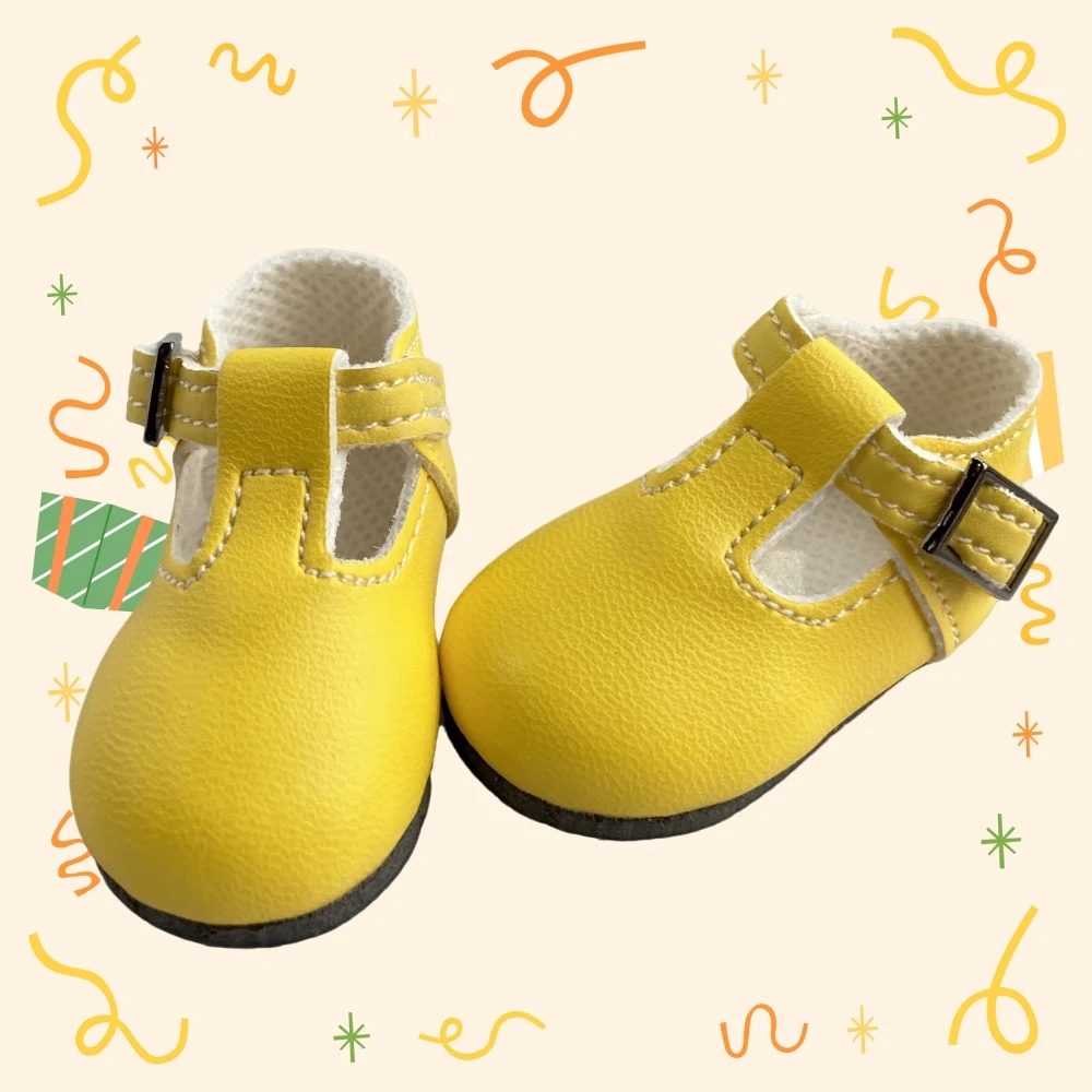 Tilda 5.6cm Mini Shoes for Paola Reina Doll, Fashion Kawaii Toy Shoe for Ruby Red Fashion Friends 1/4 Accessories for Dolls Gift