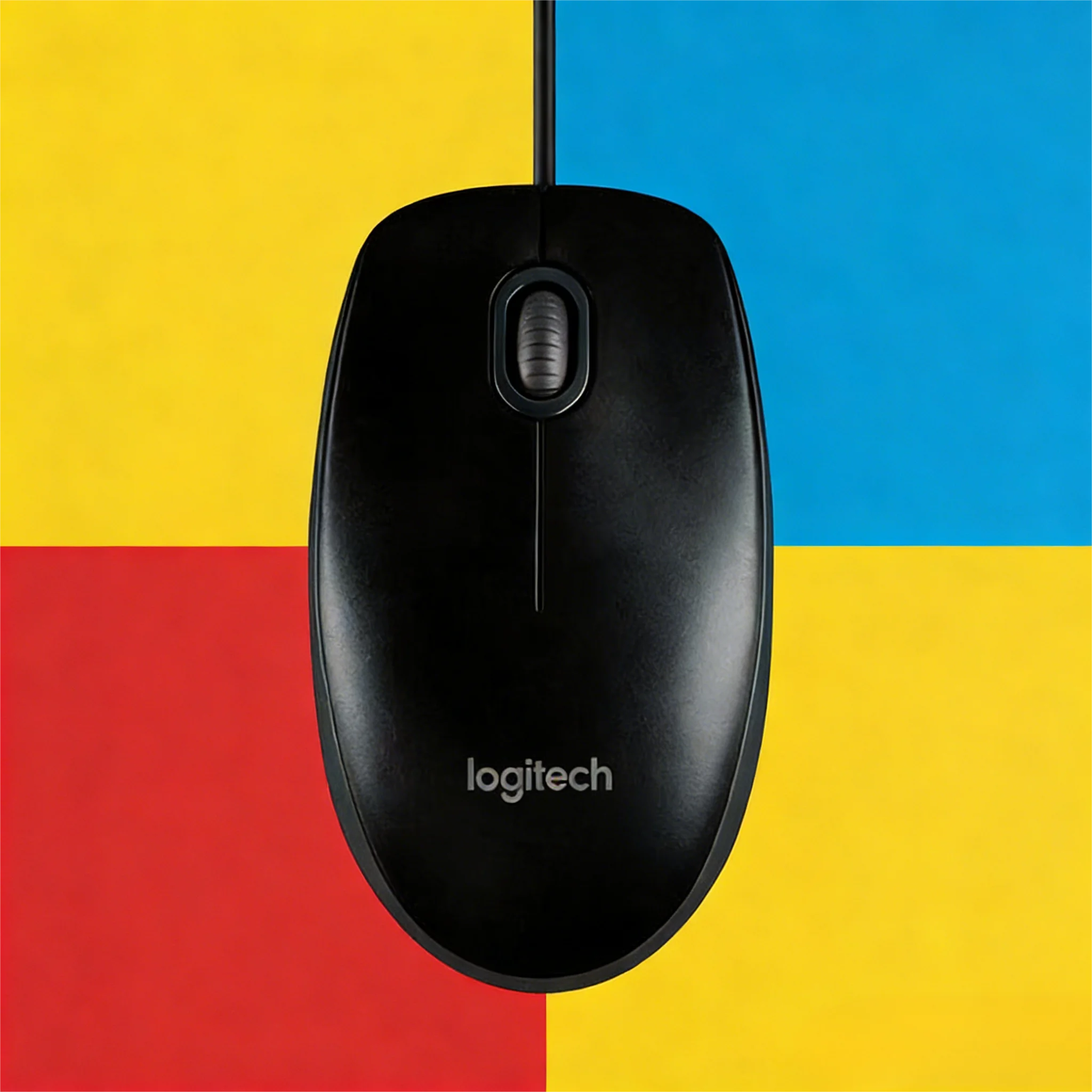 

Мышь M100R: большая, удобная для рук, симметричная форма для плавного использования