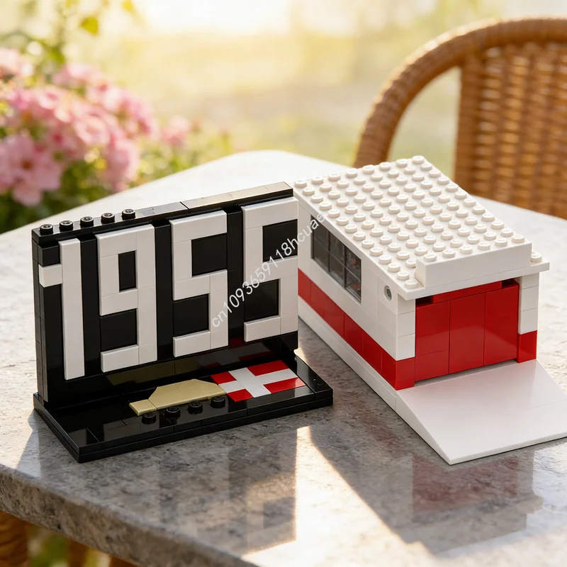 

312 деталей MOC Городской гараж, конструктор, развивающий набор для сборки, рождественский подарок, креативный образовательный конструктор, идея для детского творчества