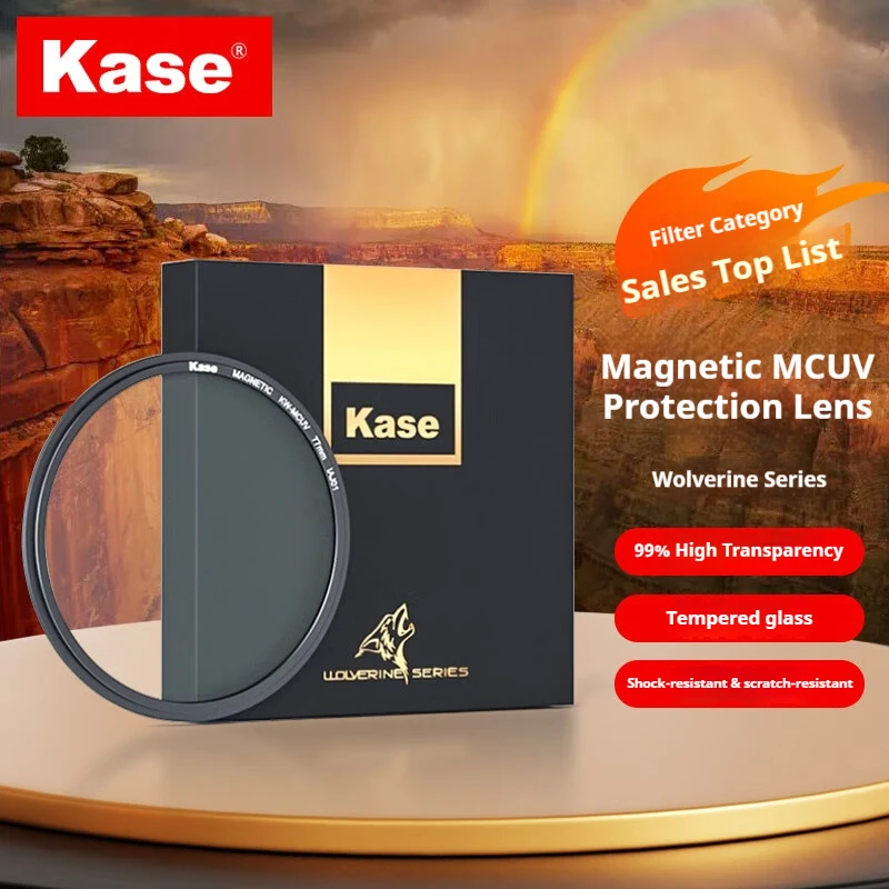 Kase Wolverine II Prismatic Magnetic MCUV Filter – High-Definition, High-Transmission Internal Ring Magnetic UV Filter