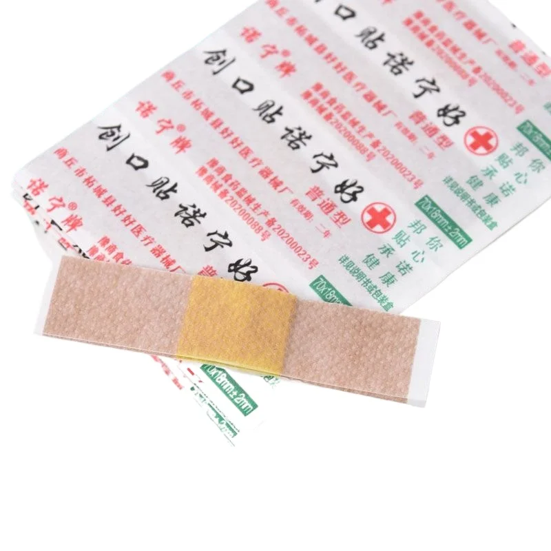 50pcs Emergency First Aid Bandage Heel Cushion Adhesive Plaster Waterproof Band Aid Medical Wound Hemostasis Patch Sticker