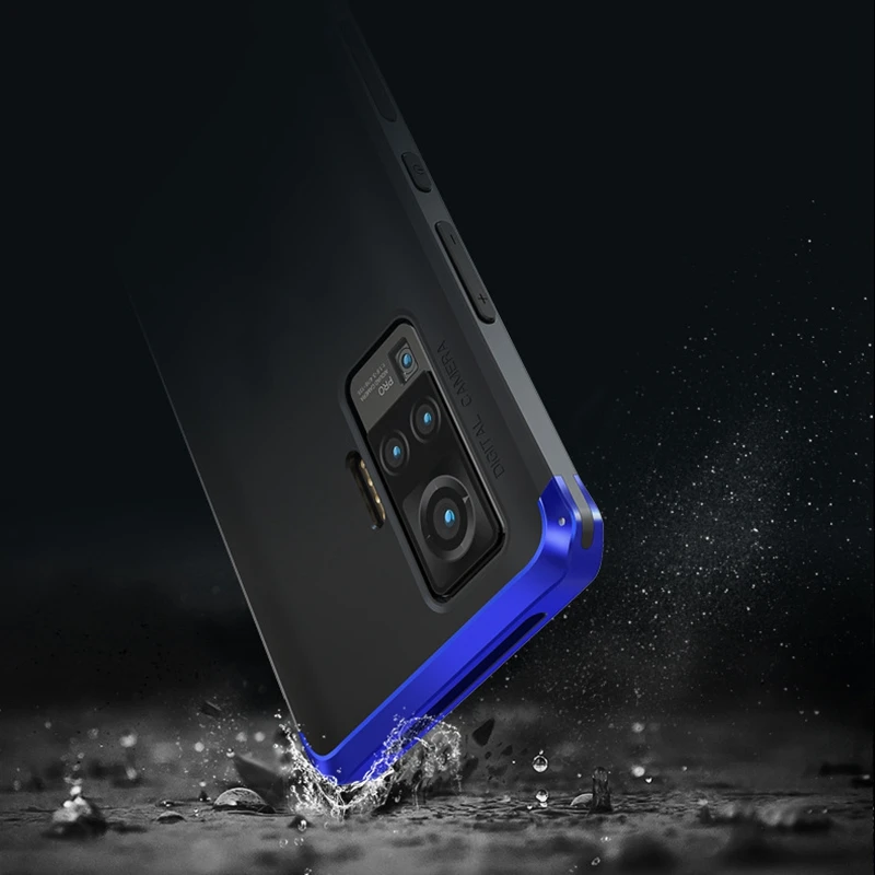 Capa Protetora Hard Shell para Vivo, Capa de Celular para X50 Pro, Metal, Tudo Incluído, Fosco